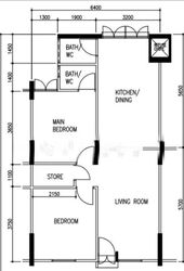 Blk 110 Kebun Baru Heights (Ang Mo Kio), HDB 3 Rooms #637393361